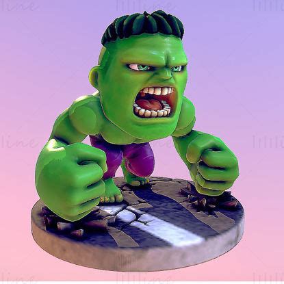 Hulk and Wolverine 3D Print Model