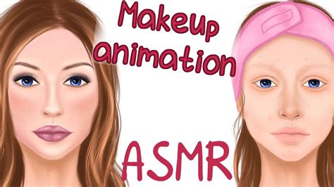 Asmr Makeup Animation Oddly Satisfying Animation Simple Makeup In