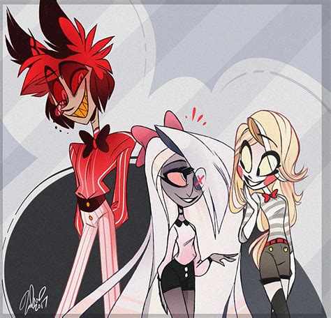 Charlie Hazbin Hotel Alastor Hazbin Hotel Vaggie Hazbin