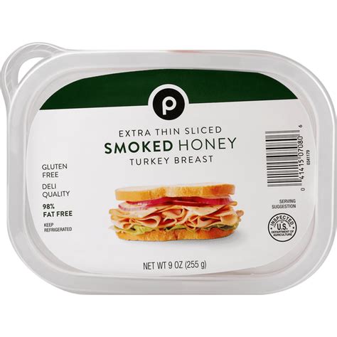 Publix Turkey Breast Smoked Honey Extra Thin Sliced 9 Oz Delivery