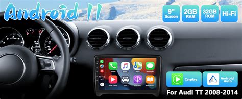 2GB 32GB CAMECHO Android Car Stereo With Wireless CarPlay Android Auto