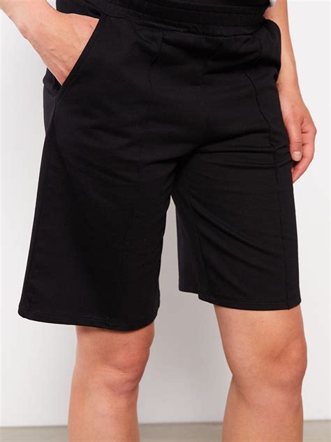 Elastic Waist Straight Pocket Detailed Maternity Shorts S Kq Z Cvl