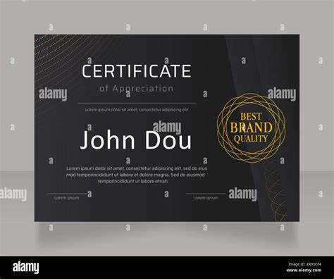 Tutor Appreciation Certificate Design Template Stock Vector Image And Art