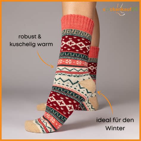 Paar Wollsocken Damen Herren Wintersocken Warme Thermosocken Ebay