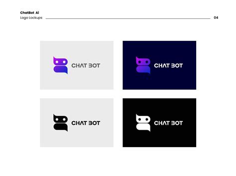 ChatBot Ai Logo Brand Identity Guidelines Book on Behance