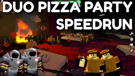 DUO PIZZA PARTY SPEEDRUN IN 15 MINUTES ROBLOX TOWER DEFENSE SIMULATOR