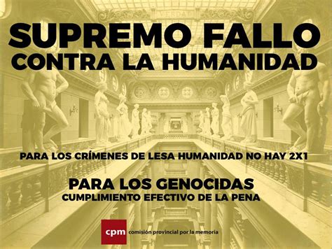 Comisión Provincial Por La Memoria On Twitter Para Los Crímenes De