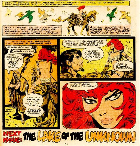 Red Sonja By Frank Thorne Red Sonja Red Lake