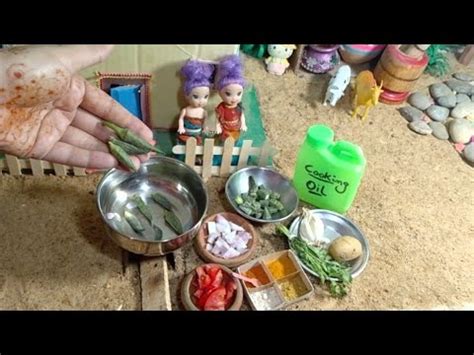 Miniature Masala Bhindi Okra Recipe Tiny Bhindi Fry Recipe Sana