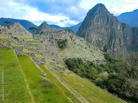 The Terraces Or Platforms Structures Of The Inca Empire In Machu