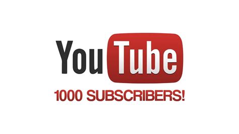 1000 Subscribers Youtube