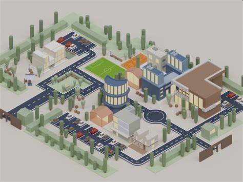 Create a 3d isometric map or vector map by Iampajem | Fiverr