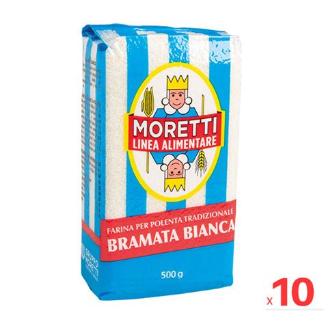 Farina Di Mais Bramata Bianca 10x500g