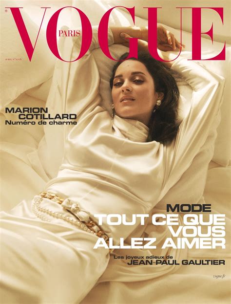 Marion Cotillard For Vogue Paris