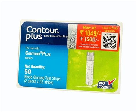 Contour Plus Strips At Rs Box Contour Ts Sugar Test Strips In