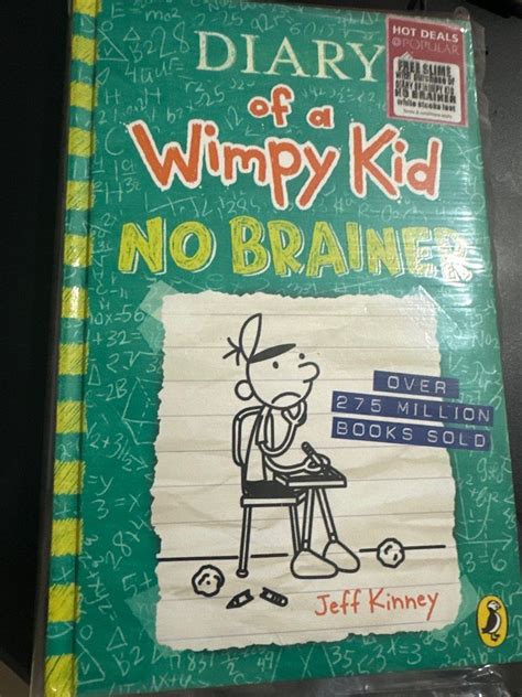 Diary Of A Wimpy Kid No Brainer Hobbies And Toys Books And Magazines