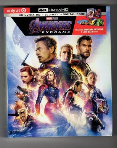 K Ultra Hd Blu Ray Avengers Endgame Target Digipack Cuotas Sin