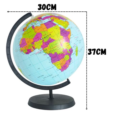 Globo Terrestre Escolar Girat Rio Mapa Mundi Grande Cm Shopee Brasil