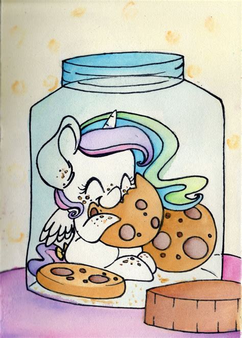 1114043 Safe Artist Cutepencilcase Princess Celestia Cookie