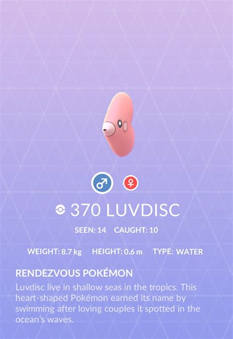 Luvdisc Pokemon Guide - Pok Universe