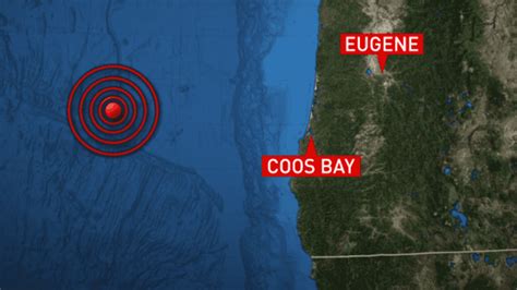 USGS Says Earthquake Recorded Off Oregon Coast Hit Magnitude 5 4