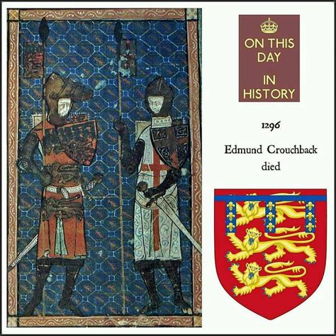 On This Day In History . 5 June 1296 . Edmund Plantagenet (known as ...