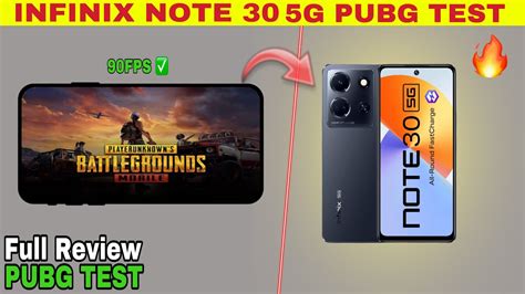 INFINIX NOTE 30 5G PUBG TEST GRAPHICS AND FPS TEST INFINIX NOTE 30