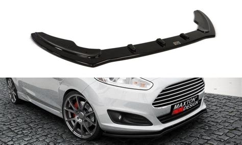 Lame De Pare Chocs Avant Ford Fiesta Mk Fl Gloss Black Notre Offre