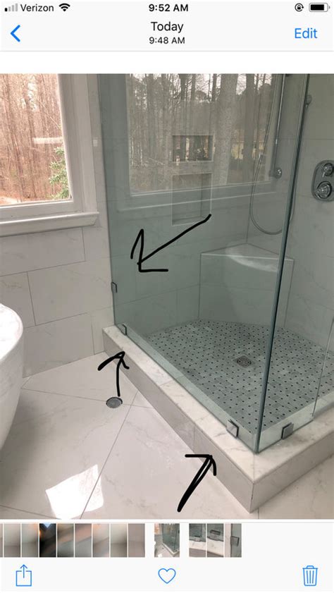 Frameless Shower Leaking At Hinges