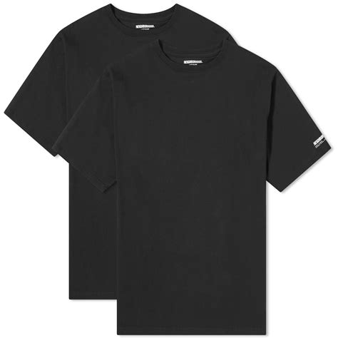 Neighborhood Classic 2 Pack T Shirt Black End Au