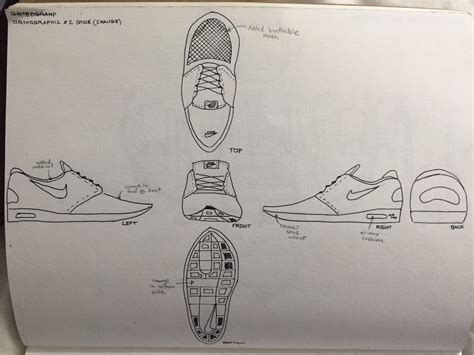 Nike Shoe Drawing