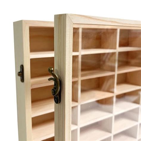 HIRVOK Wooden Wall Mount Display Case For Hot Wheels Matchbox Wayfair