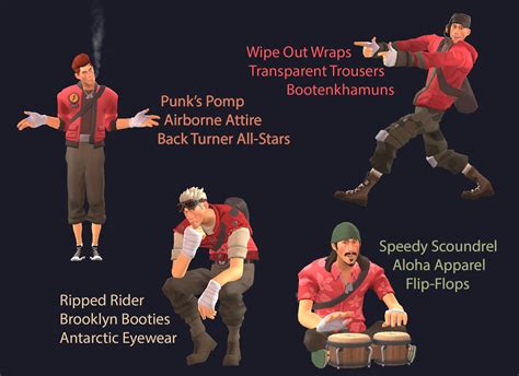 Some Scout Loadouts Tf2fashionadvice