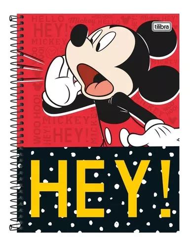 Cuaderno En Espiral Tilibra Mickey Mouse Tapa Dura Mickey Mouse