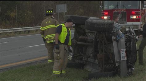 1 Taken To Hospital After Rollover Crash On I 680 Youtube