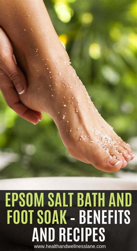 Epsom Salt Bath And Foot Soak Benefits And Recipes Natural Cold