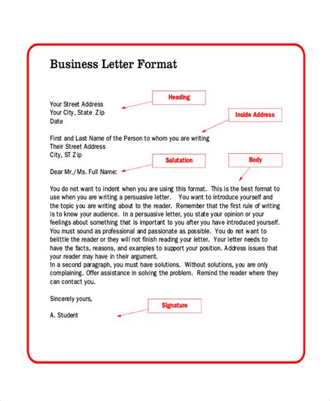 Letter Sample Formal - Nehru Memorial