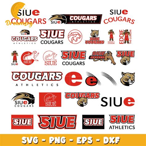 Siu edwardsville cougars bundle svg, siue cougars svg, ncaa logo svg