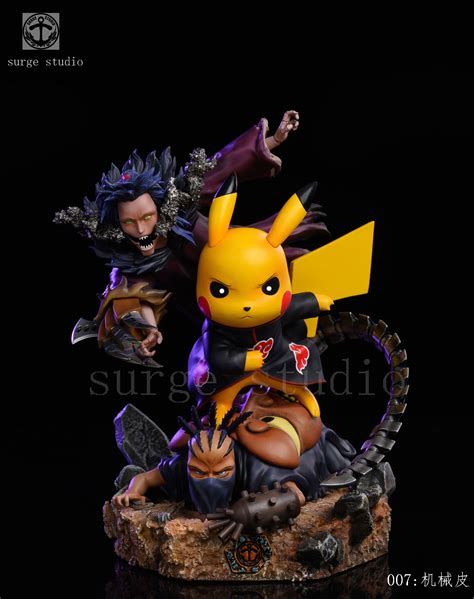 Sasori Of The Red Sand Cosplay Pikachu Naruto Pokemon Resin Statue