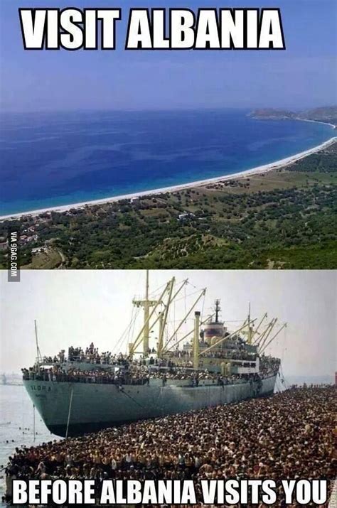 It's gonna visit you, for sure - Meme | Albania, Visit albania, Funny ...