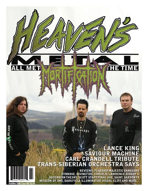 Heaven S Metal Issue February March By Heaven S Metal