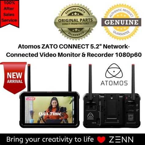 Atomos Zato Connect Inch Network Connected Video Monitor Recorder