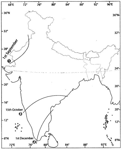 Class 9 Geography Chapter 1 Map Based Question Answers Contemporary India I