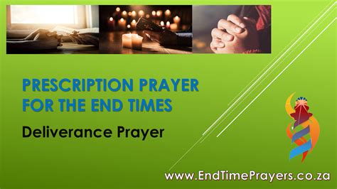 Prayer For Deliverance End Time Prayers Eindtyd Gebede