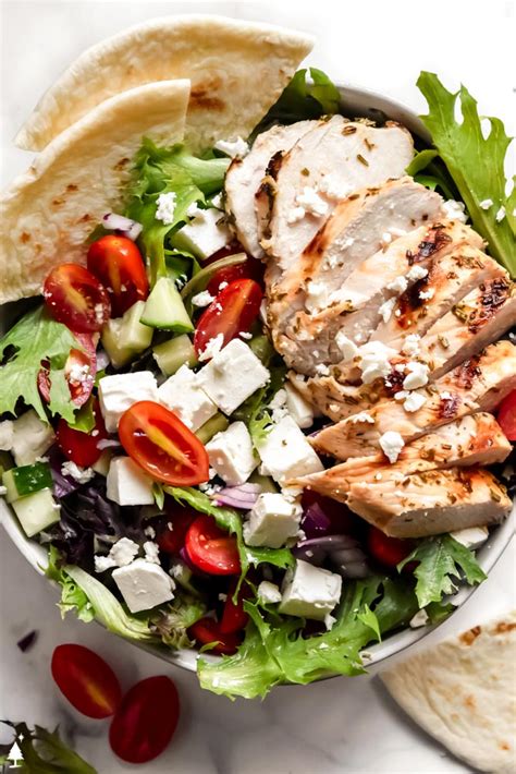 Greek Salad With Chicken