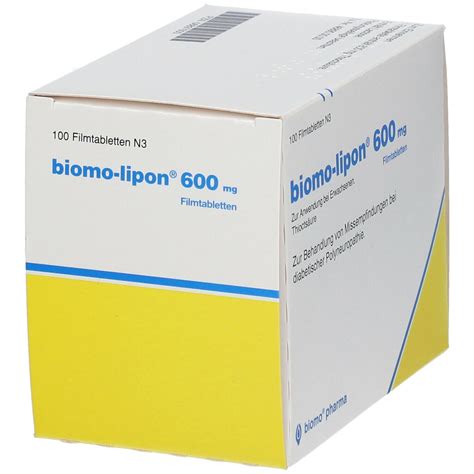 biomo-lipon® 600 mg 100 St - Shop Apotheke