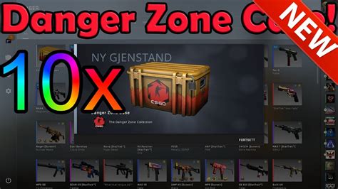 New Csgo Case CS GO Case Opening 10x Danger Zone Case Ez Money Or