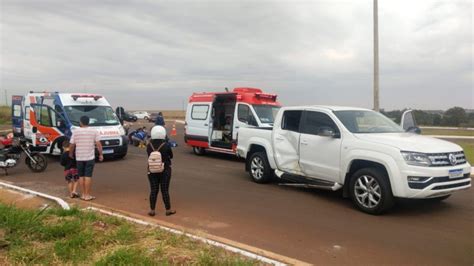 Aconteceu Agora Grave Acidente Envolvendo Uma Amarok E Uma Moto No