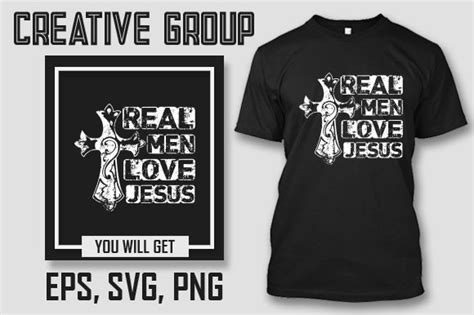 Real Men Love Jesus Graphic By Creative Group · Creative Fabrica