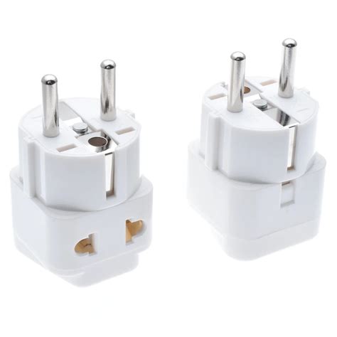 Euro Travel Adapter Worldwide Ac Plug To Schuko Plug Cee To